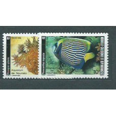 Nueva Caledonia - Correo Yvert 512/3 ** Mnh Fauna. Peces