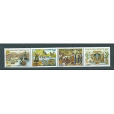 Nueva Caledonia - Correo Yvert 764/7 ** Mnh Exposición Filatelica