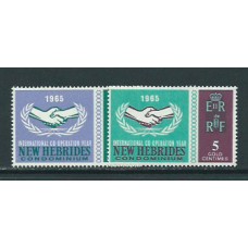 Nuevas Hebridas - Correo Yvert 225/6 ** Mnh