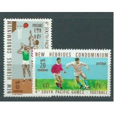 Nuevas Hebridas - Correo Yvert 308/9 ** Mnh