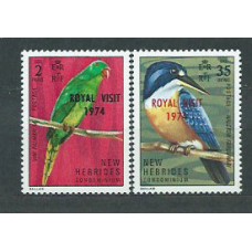 Nuevas Hebridas - Correo Yvert 386/7 ** Mnh