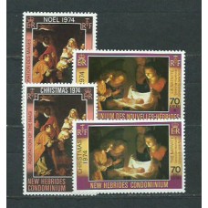 Nuevas Hebridas - Correo Yvert 404/7 ** Mnh