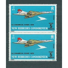 Nuevas Hebridas - Correo Yvert 424/5 ** Mnh