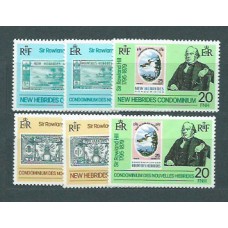 Nuevas Hebridas - Correo Yvert 553/8 ** Mnh