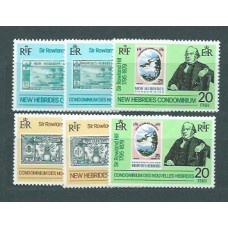 Nuevas Hebridas - Correo Yvert 553/8 ** Mnh