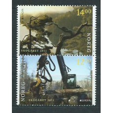 Tema Europa 2011 Noruega Yvert 1701/2 ** Mnh