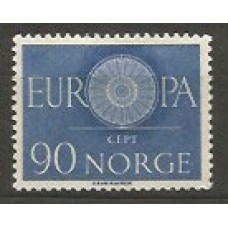 Tema Europa 1960 Noruega Yvert 407 ** Mnh