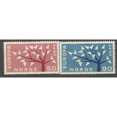 Tema Europa 1962 Noruega Yvert 433/4 ** Mnh