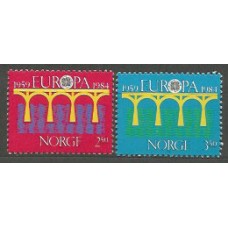 Tema Europa 1984 Noruega Yvert 860/1 ** Mnh