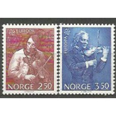 Tema Europa 1985 Noruega Yvert 880/1 ** Mnh