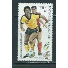 Polinesia - Aereo Yvert 168 ** Mnh Deportes. Fútbol