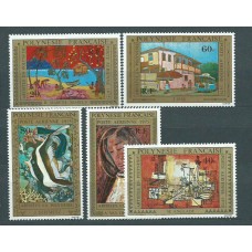 Polinesia - Aereo Yvert 98/102 ** Mnh Pinturas