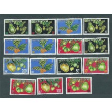 Polinesia - Servicio Yvert 1/15A ** Mnh Frutos