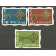 Tema Europa 1968 Portugal Yvert 1032/4 ** Mnh