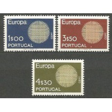 Tema Europa 1970 Portugal Yvert 1073/5 ** Mnh