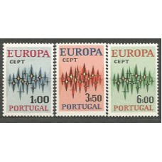 Tema Europa 1972 Portugal Yvert 1150/2 ** Mnh