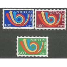 Tema Europa 1973 Portugal Yvert 1179/81 ** Mnh