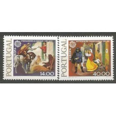 Tema Europa 1979 Portugal Yvert 1421/2a ** Mnh