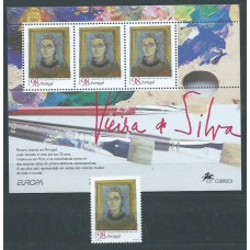 Tema Europa 1996 Portugal Yvert 2101+H.117 ** Mnh