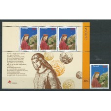 Tema Europa 1997 Portugal Yvert 2161+H.128 ** Mnh