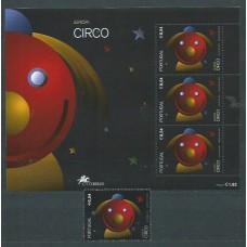 Tema Europa 2002 Portugal Yvert 2573+H,181 ** Mnh