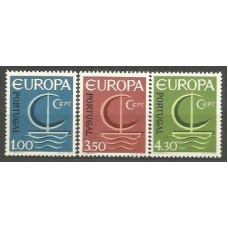 Tema Europa 1966 Portugal Yvert 993/5 ** Mnh