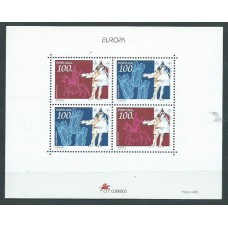 Tema Europa 1994 Portugal Yvert Hoja 101 ** Mnh