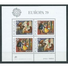 Tema Europa 1979 Portugal Yvert Hoja 27 ** Mnh