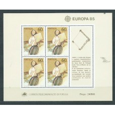 Tema Europa 1985 Portugal Yvert Hoja 48 ** Mnh