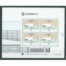 Tema Europa 1987 Portugal Yvert Hoja 55 ** Mnh