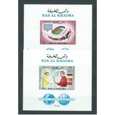 Arabia Sud Este (Ras Al Khaima) - Hojas 26/7 Michel ** Mnh Deportes