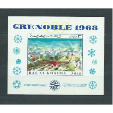 Arabia Sud Este (Ras Al Khaima) - Hojas 39 Michel ** Mnh Olimpiadas de Grenoble