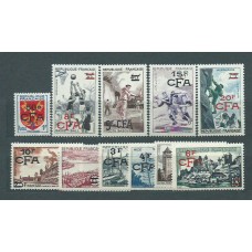 Reunion - Correo Yvert 320/30 ** Mnh