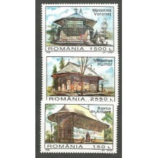 Rumania - Correo 1996 Yvert 4311/3 ** Mnh Unesco