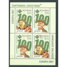 Tema Europa 2007 Rumania Yvert Hoja 330 ** Mnh