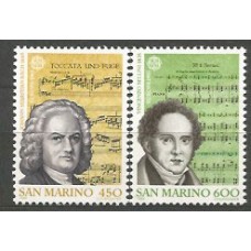 Tema Europa 1985 San Marino Yvert 1107/8 ** Mnh