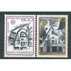 Tema Europa 1987 San Marino Yvert 1148/9 ** Mnh