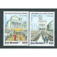 Tema Europa 1998 San Marino Yvert 1563/4 ** Mnh