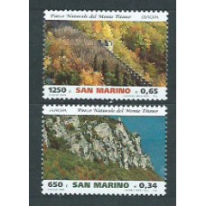 Tema Europa 1999 San Marino Yvert 1625/6 ** Mnh