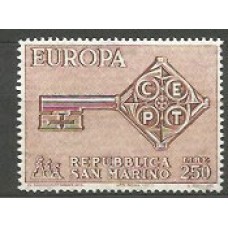 Tema Europa 1968 San Marino Yvert 720 ** Mnh