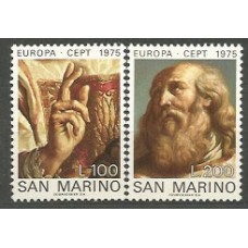 Tema Europa 1975 San Marino Yvert 891/2 ** Mnh