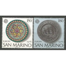 Tema Europa 1976 San Marino Yvert 923/4 ** Mnh