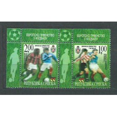 República Serbia (de Bosnia) - Correo Yvert 156/7 ** Mnh Deportes fútbol