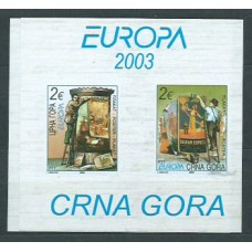 Tema Europa 2003 Serbia Montenegro Yvert 2956/7 ** Mnh