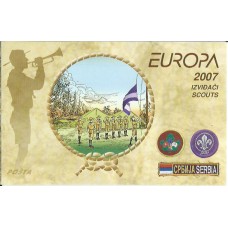 Tema Europa 2007 Serbia Yvert 2 Carnet ** Mnh