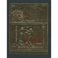 Arabia Sud Este (Sharjah) - Correo 525/6 Michel ** Mnh Deportes