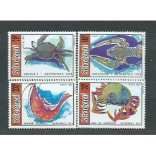 Senegal - Correo Yvert 1001/4 ** Mnh  Fauna