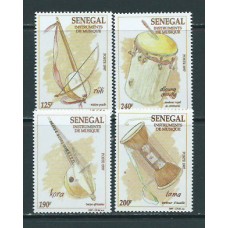 Senegal - Correo Yvert 1255/8 ** Mnh  Instrumentos de música