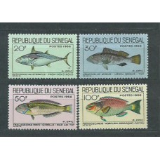 Senegal - Correo Yvert 271/4 ** Mnh   Fauna peces
