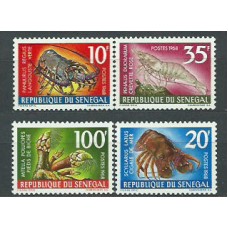 Senegal - Correo Yvert 305/8 ** Mnh  Fauna marina